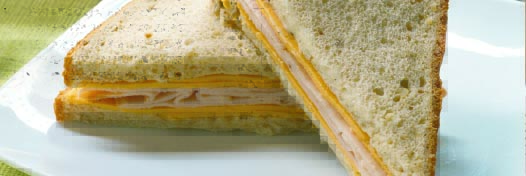Famous Toastery Turkey & Cheese Sandwich